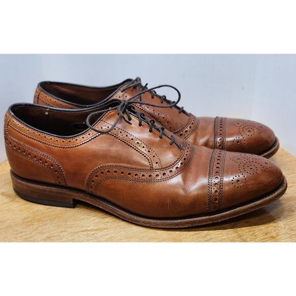Allen Edmonds Strand Cap Toe Oxfords Walnut 11 EEE main image 8